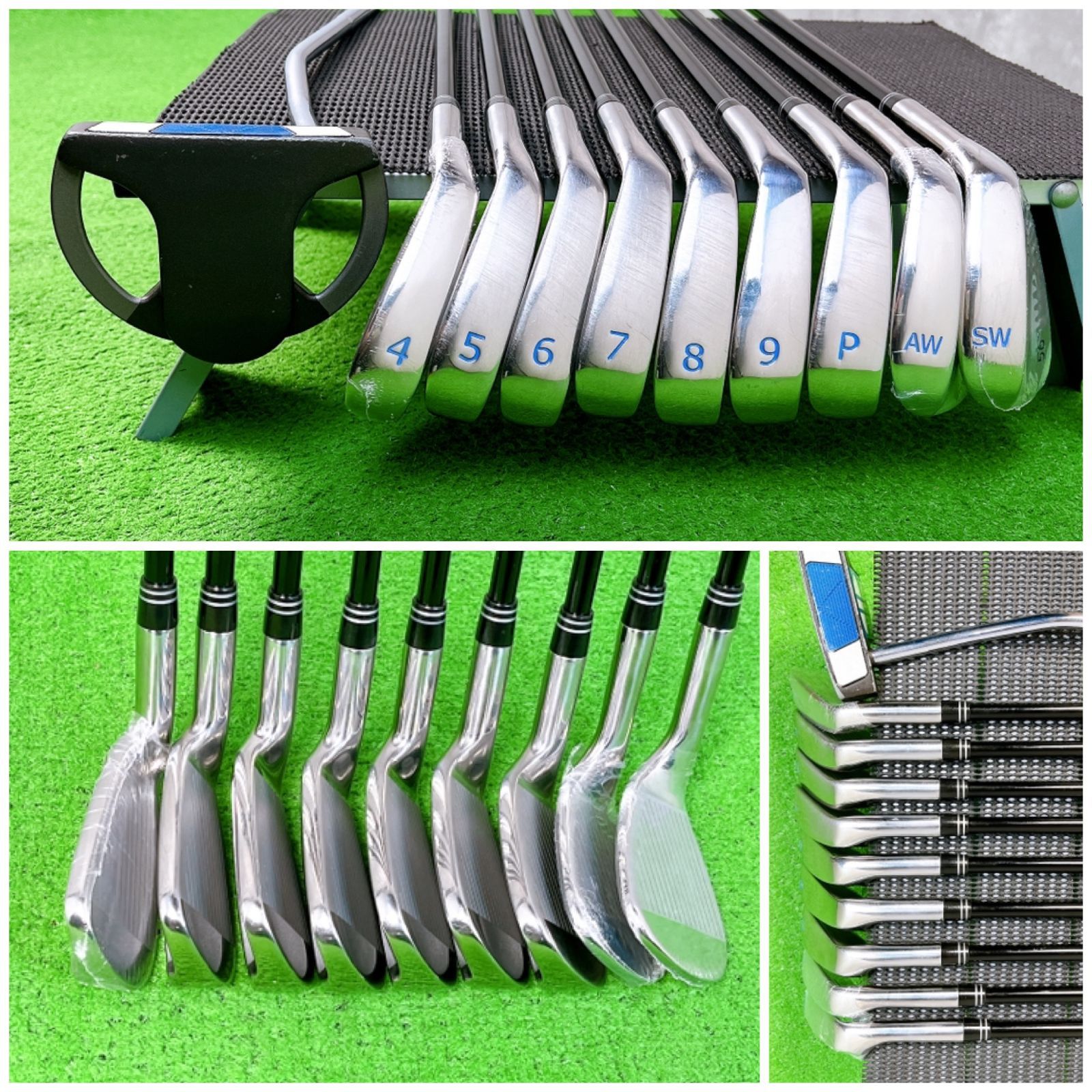 テーラーメイド RBZステージ2 M-MOI IRON ゴルフクラブ メンズセット