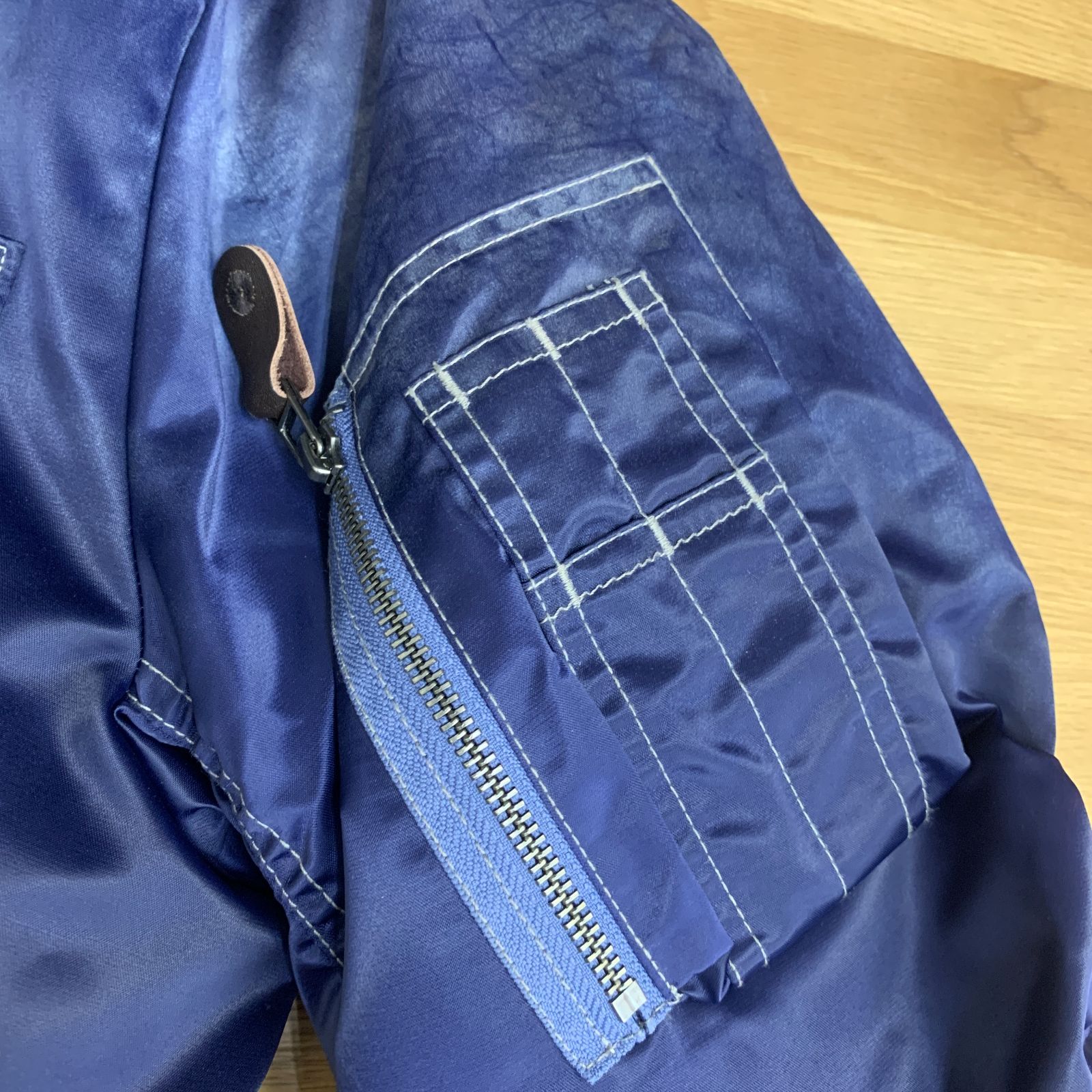 定価4.6万 BEAMS ワイドショート B-15 フライトジャケット ネイビー S