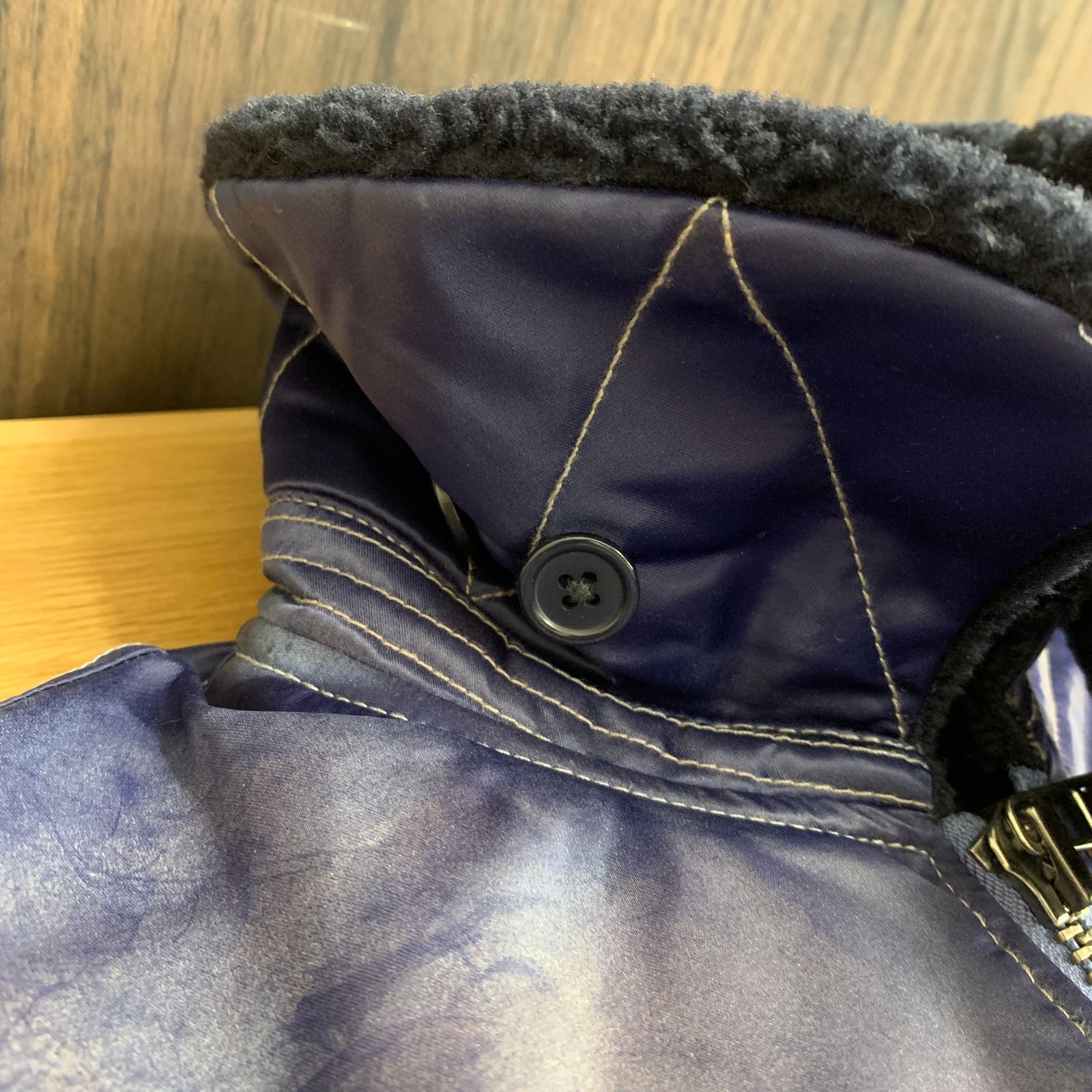 定価4.6万 BEAMS ワイドショート B-15 フライトジャケット ネイビー S