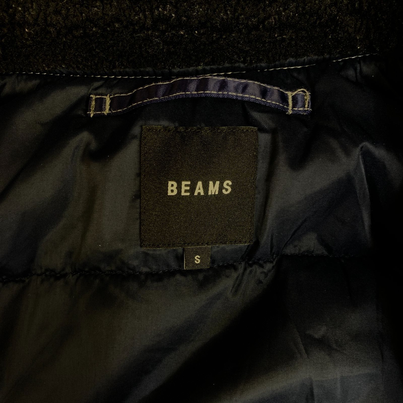 定価4.6万 BEAMS ワイドショート B-15 フライトジャケット ネイビー S