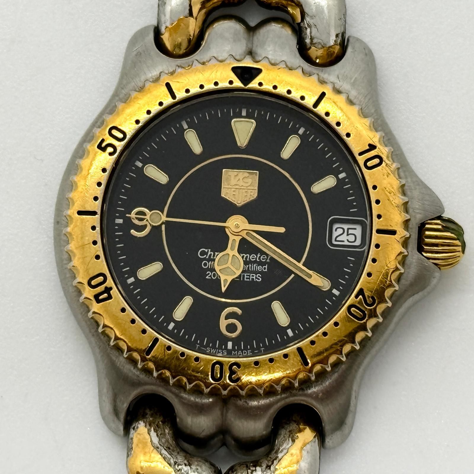 TAG HEUER タグホイヤー セル WG5222-P0 ブラック AT メンズ 腕時計 稼働品