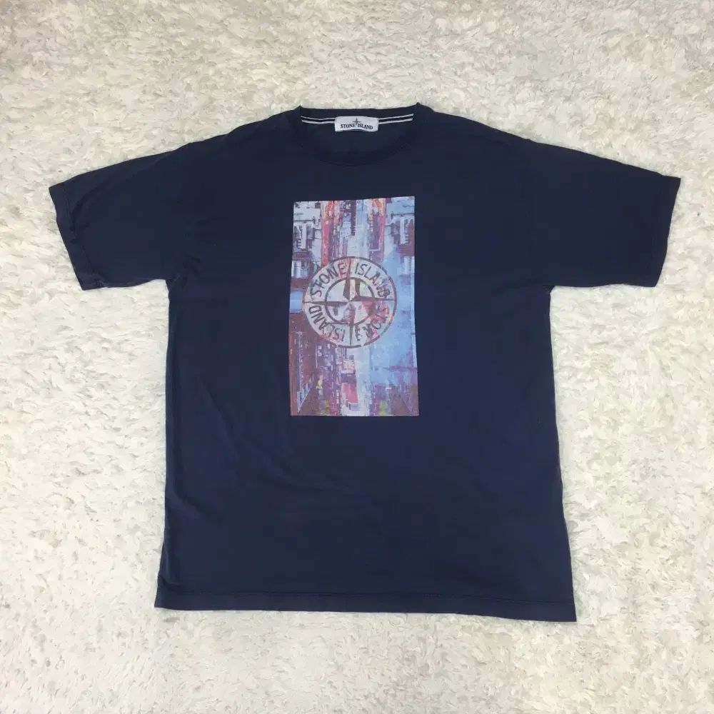 STONE ISLAND ストーンアイランド ビックロゴ 半袖Tシャツ EE21