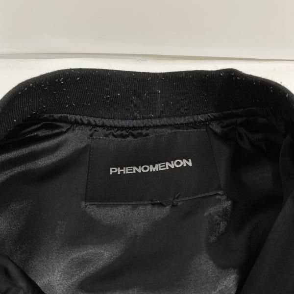 【中古】PHENOMENON 14SS Smoke Jacket ブラック サイズL △汚れあり フェノメノン[24]
