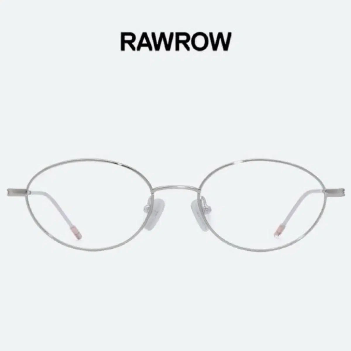 RAWROW ロウロウ R EYE 192 シルバー オーヴァル メガネ