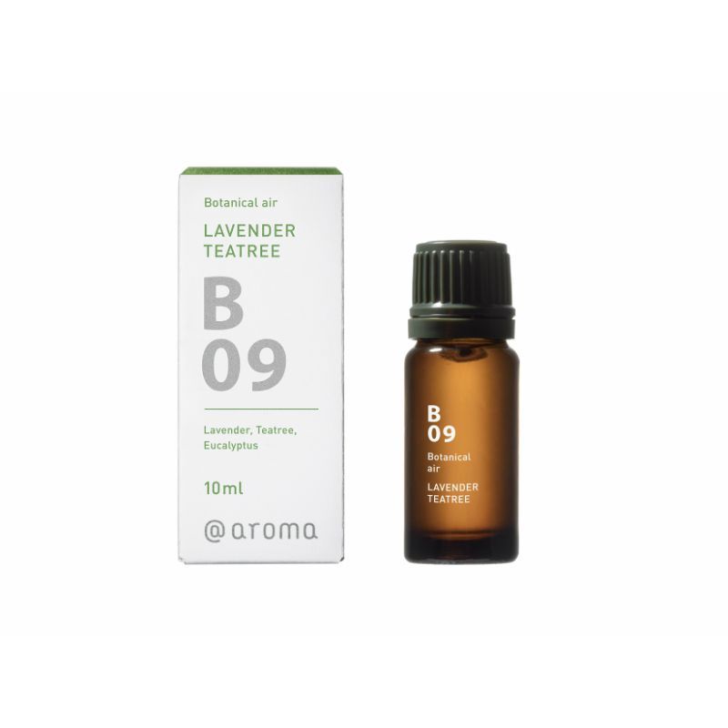 アットアロマ 100%pure　essential　oil　＜Botanical　air　B09ラベンダーティートリー＞