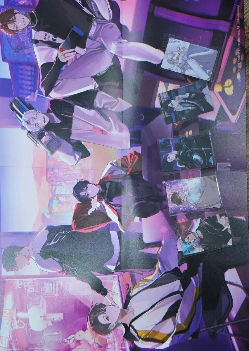 망아살 던 포트 카드 5종 大型ポスター