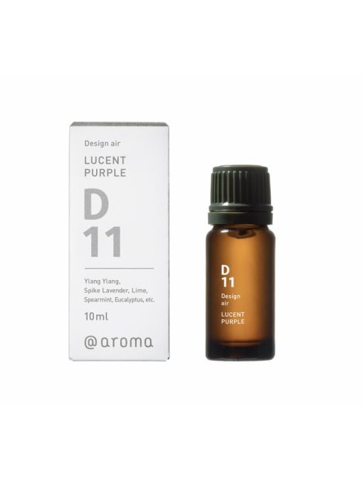 アットアロマ 100%pure　essential　oil　＜Ｄｅｓｉｇｎ　air　D11ルーセントパープル＞
