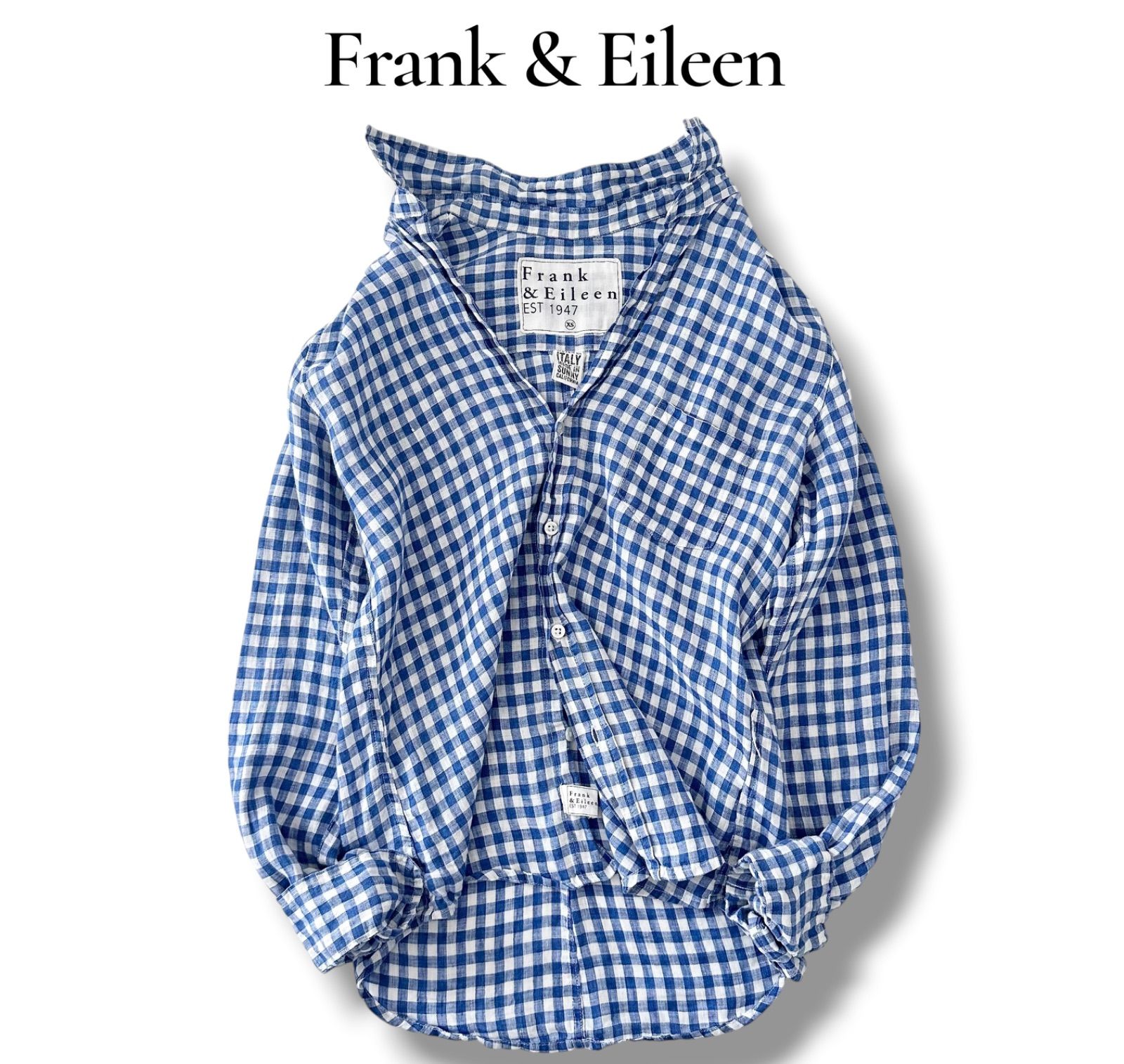フランクアンドアイリーン Frank & Eileen BARRY リネン シャツ