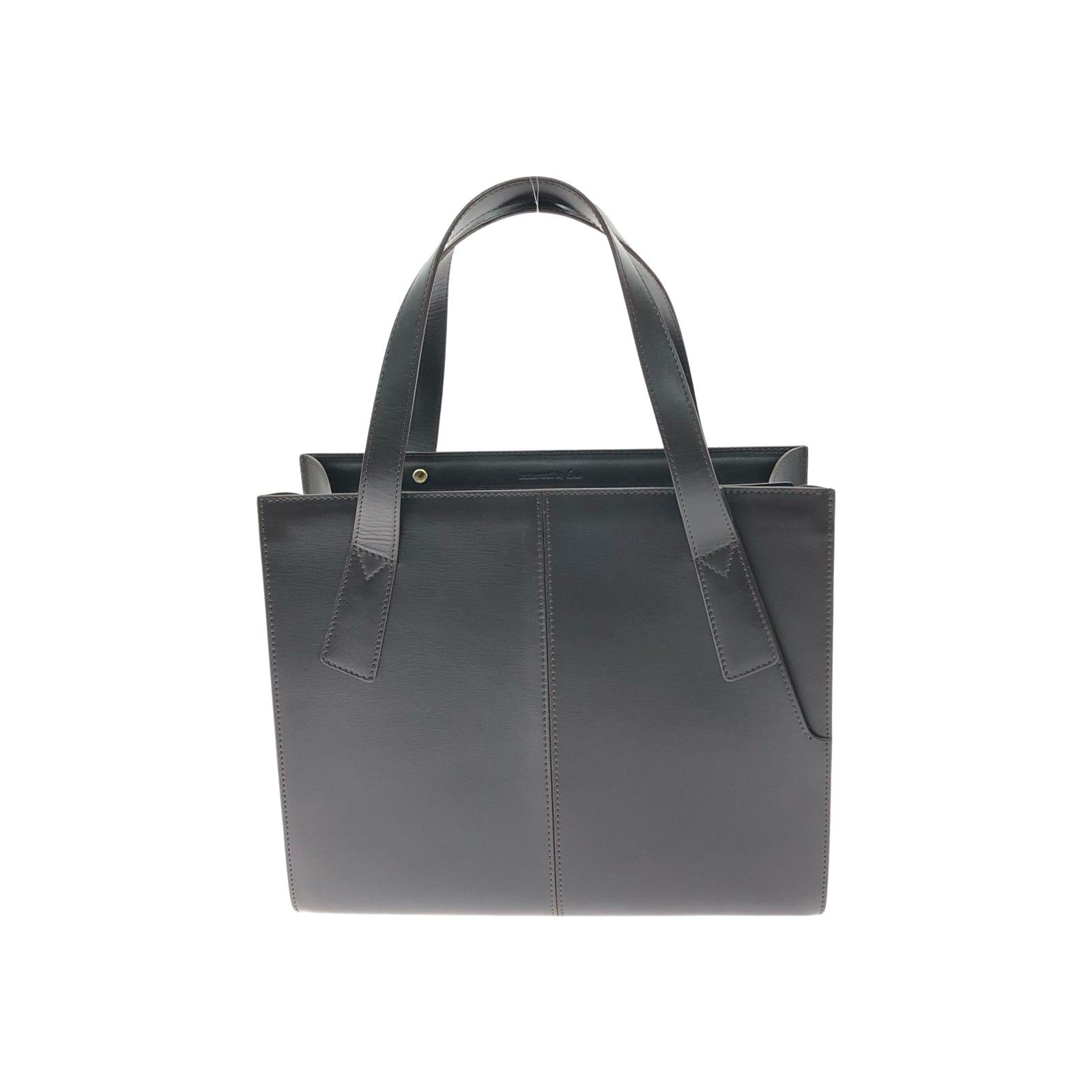 ITAGAKI いたがき鞄 レディース ショルダートート ハンドバッグ レザー Leather craft by Emi ダークブラウン
