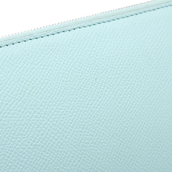 エルメス Hermes 長財布 アザップロング シルクイン ヴォーエプソン ブルーアトール ゴールド金具 水色 A 【箱】【中古】 エルメス Hermes 長財布 アザップロング シルクイン ヴォーエプソン ブルーアトール ゴールド金具 水色 A 【箱】【中古】