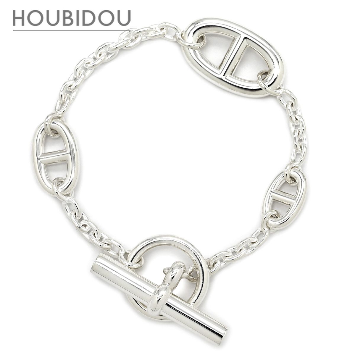 エルメス Hermes ブレスレット ファランドール シルバー925 シルバー ST スターリングシルバー Ag925 【ケース】【中古】