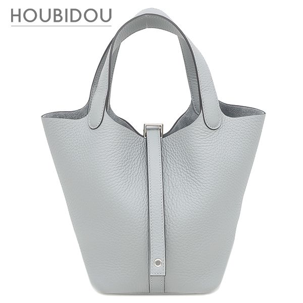 エルメス Hermes ハンドバッグ ピコタンロック 18 PM トリヨンクレマンス グリパンタン シルバー金具 新品 未使用 グレー 2025年製 K 【箱】【中古】
