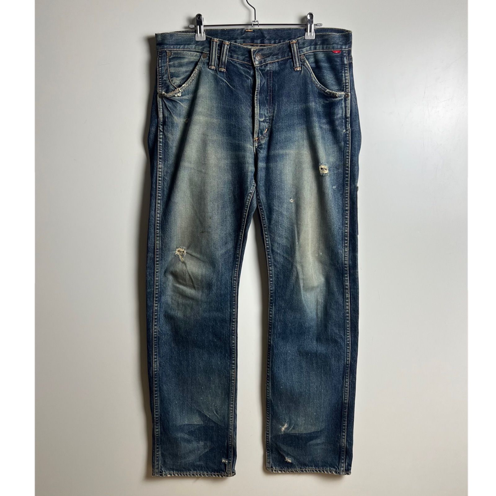ANACHRONORM JAPAN made damaged denim pants w34 アナクロノーム