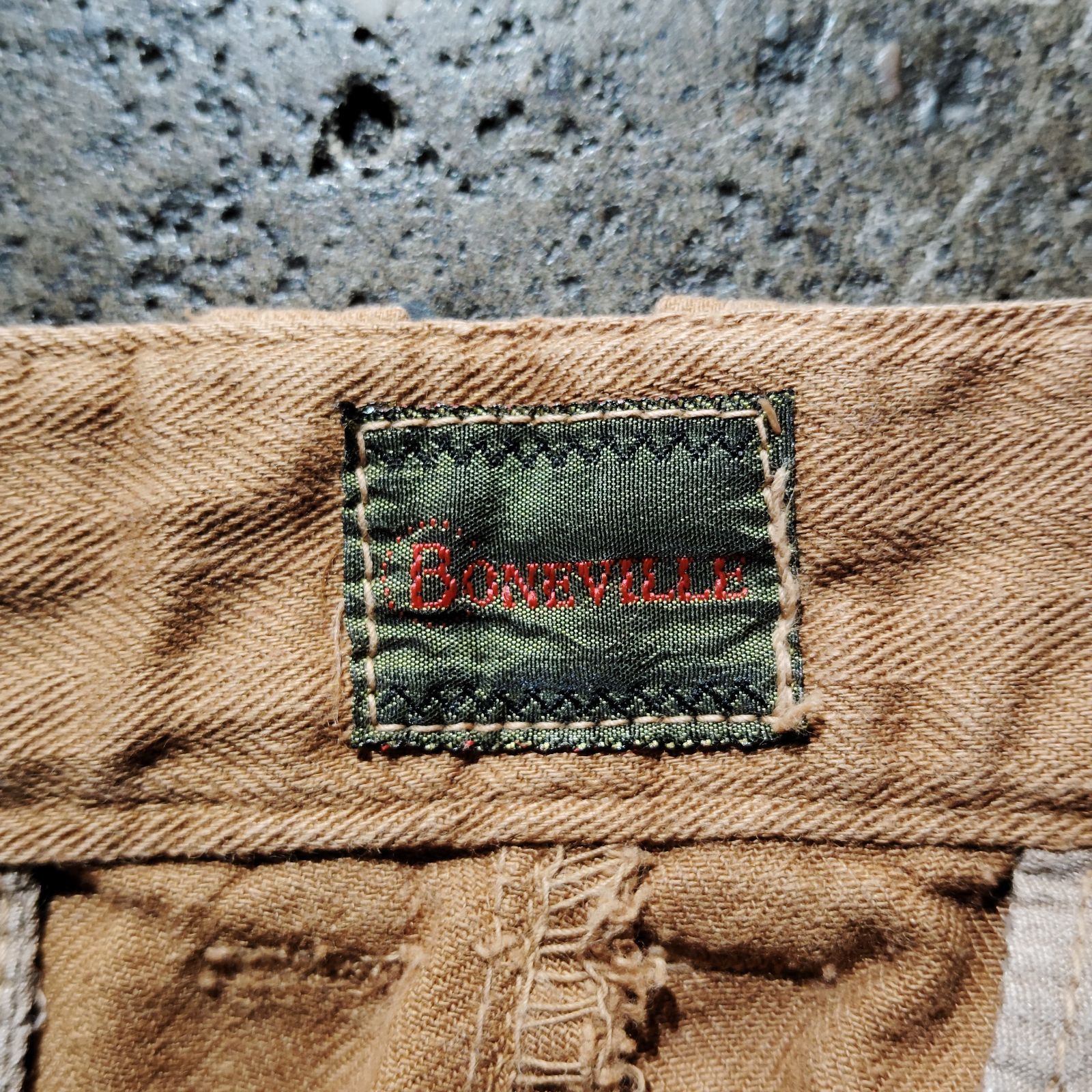Boneville ボネヴィル by C.P COMPANY パンツ BONEVILLE 80s コットンリネンヘリンボーンパンツ ボンネビル 1980s