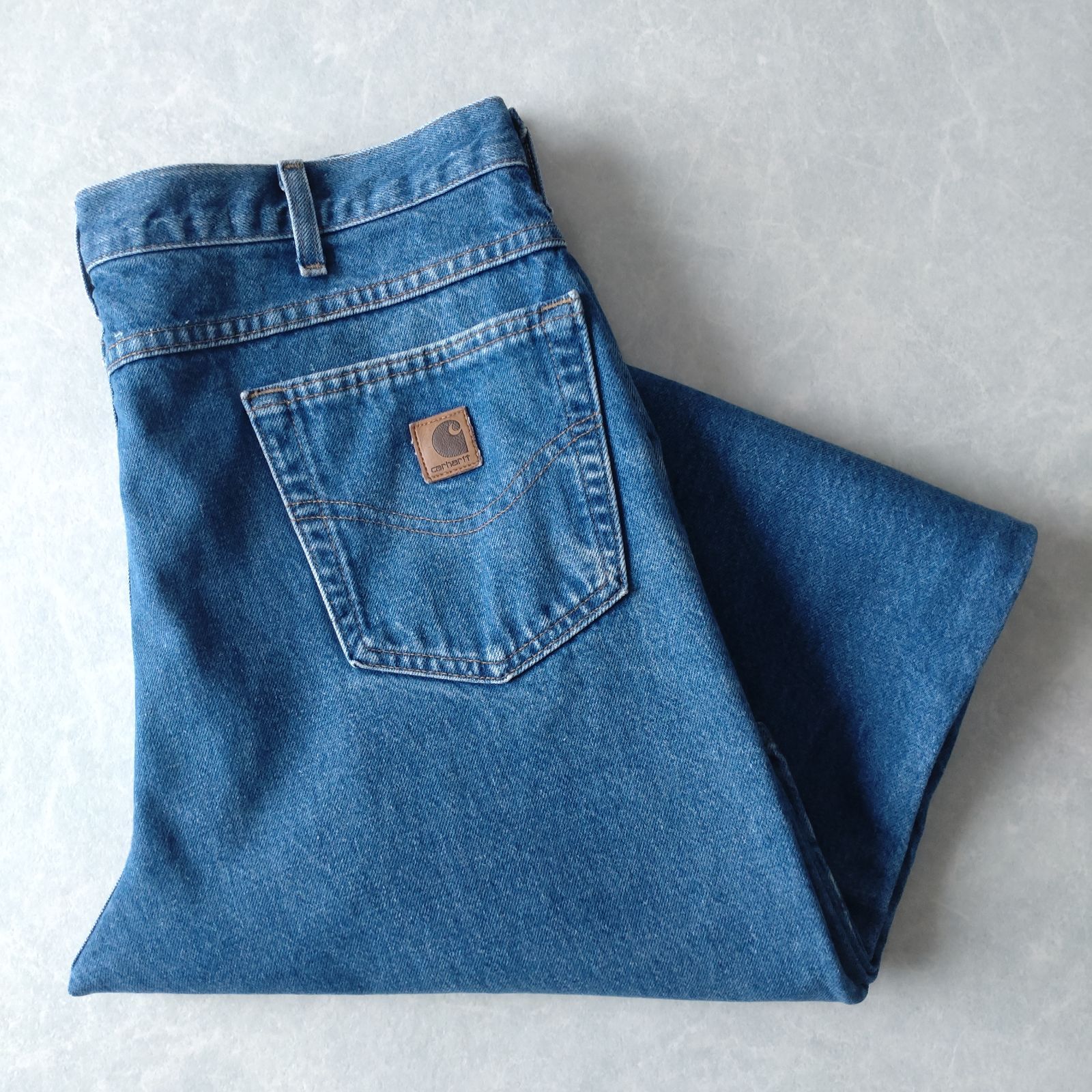 ■古着 Carhartt カーハート USA製 デニムパンツ ジーンズ RELAXED FIT W38L32【L6162】 4,872円
