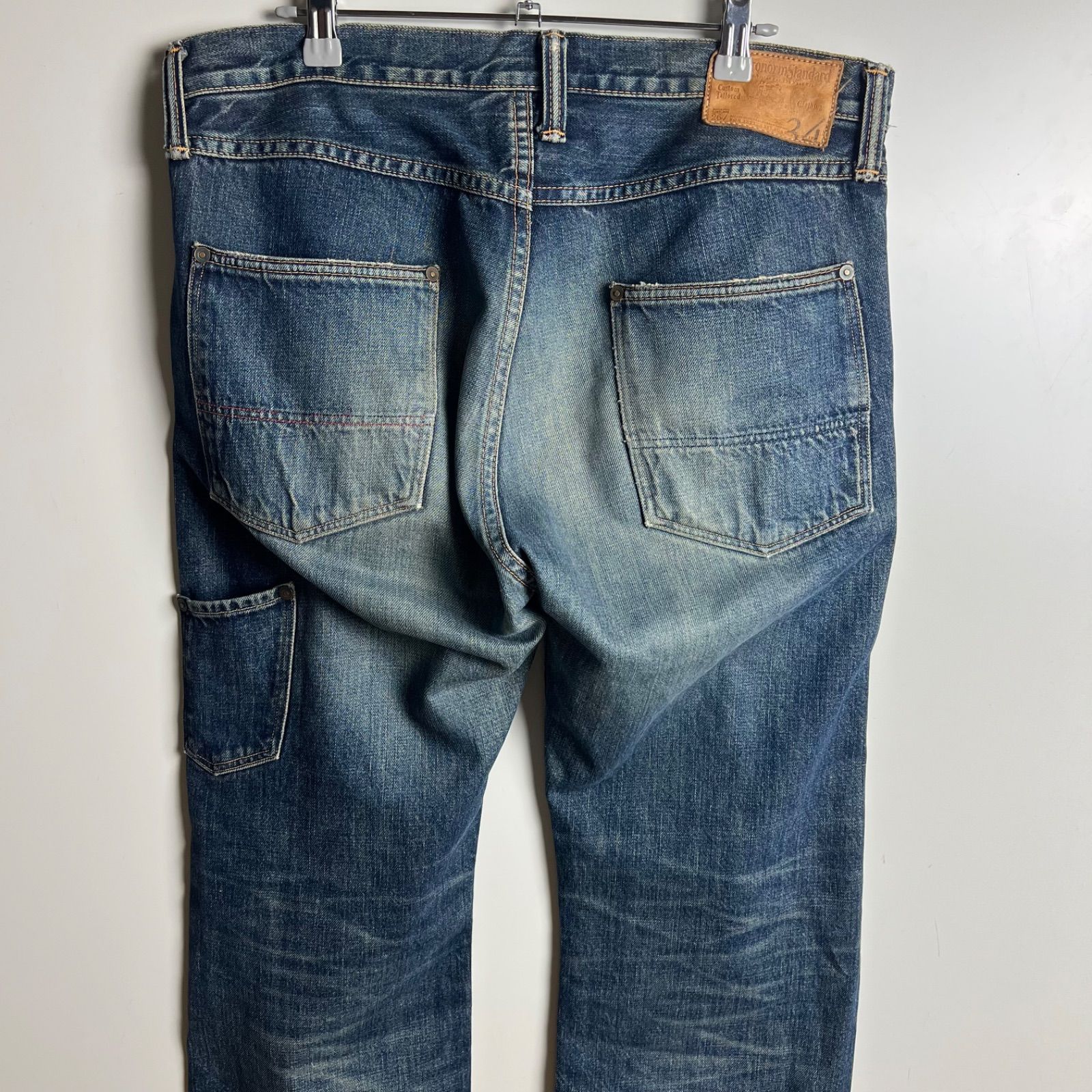 ANACHRONORM JAPAN made damaged denim pants w34 アナクロノーム
