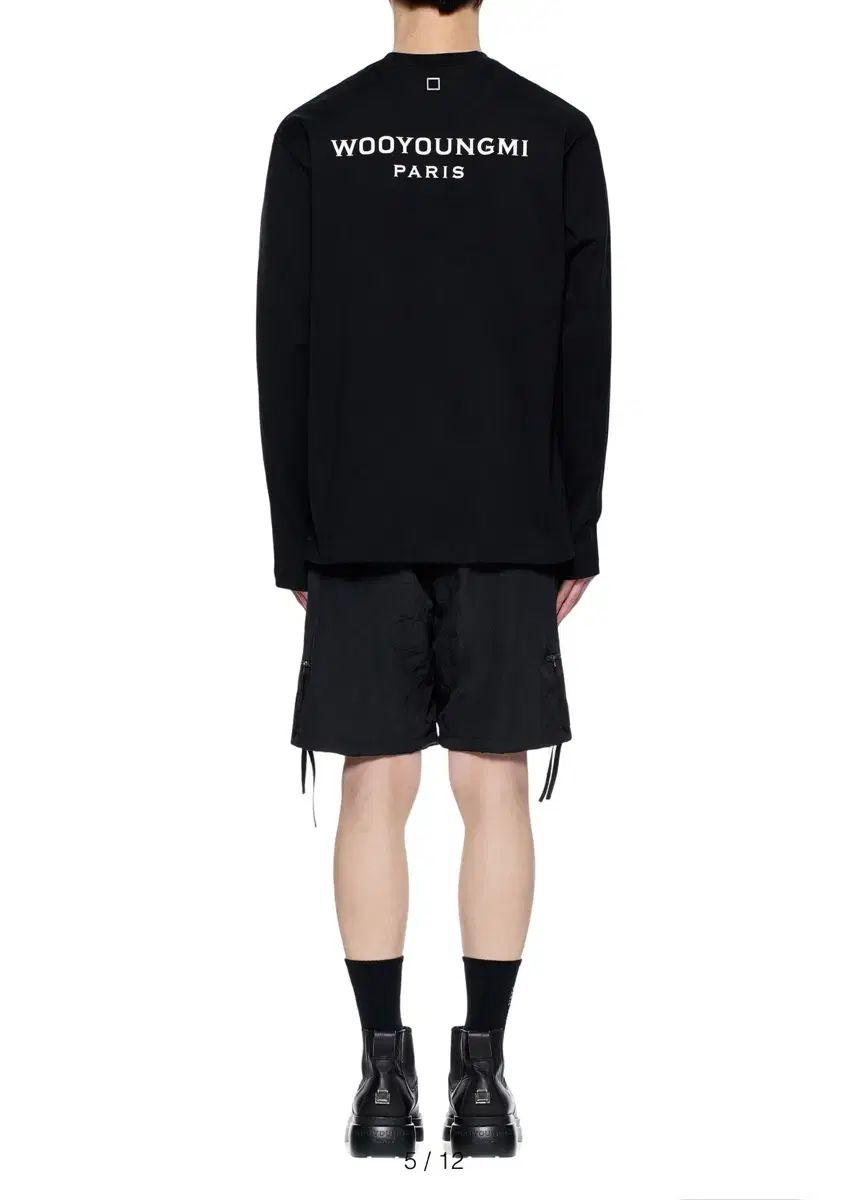 52 50%特価先行公開 26SS WOOYOUNGMI ロングスリーブ バックロゴTシャツ 2点商品