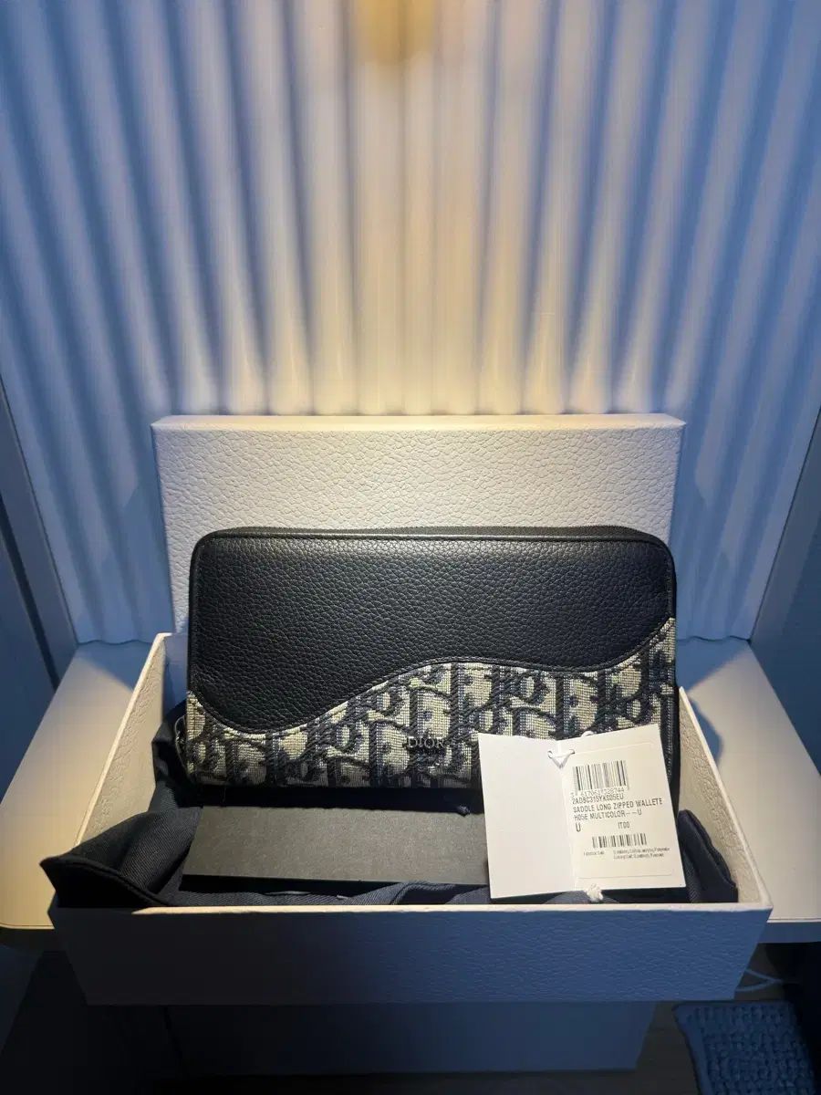 (新品) Dior オブリーク サドル ジッパー 長財布