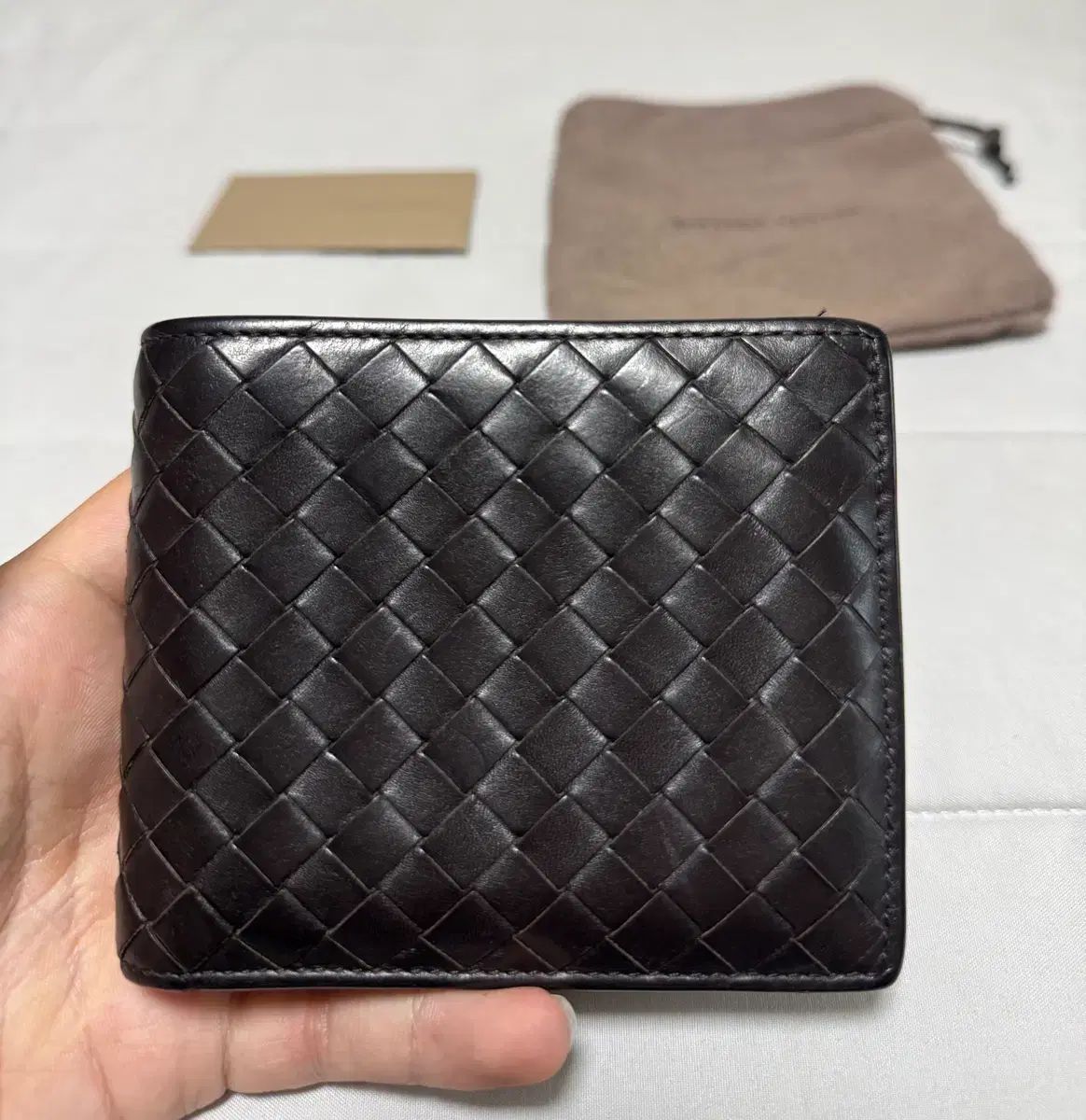 状態良し/正規品 ブラウン ボッテガ・ヴェネタ 二つ折り財布