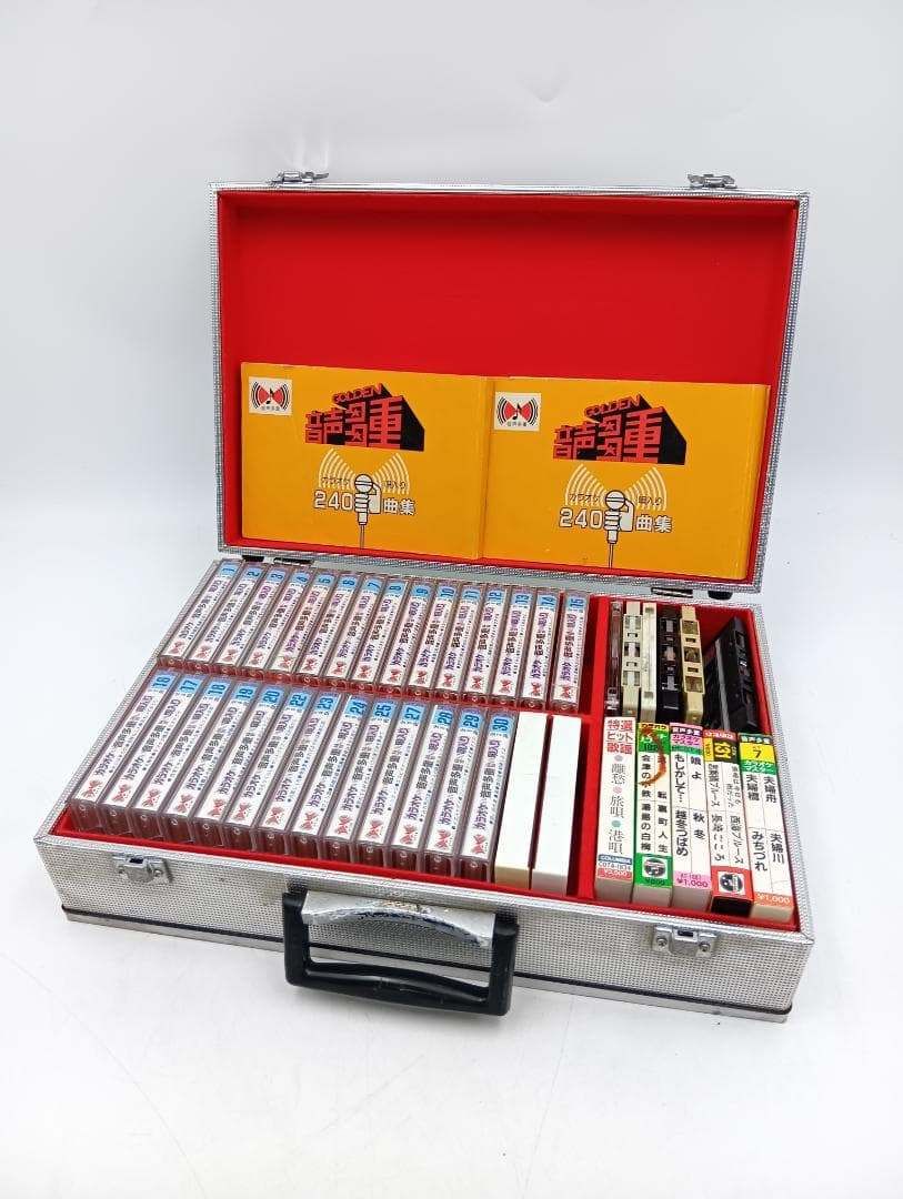 昭和レトロ カセットケース テープ付き_Y 5834 - メルカリ