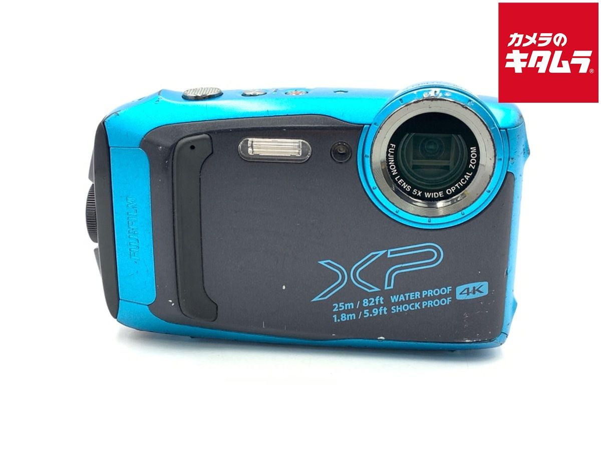 【中古】 【難あり品】 フジフイルム FinePix XP140 スカイブルー