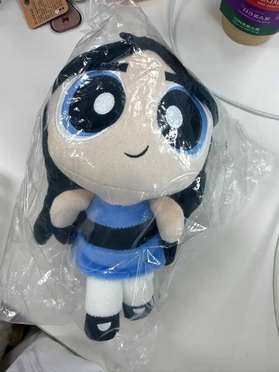 NewJeans（ニュージーンズ・ニュジ） ミンジ(MINJI) パワーパフガールズ ぬいぐるみ 中型 未開封 LINE FRIENDS