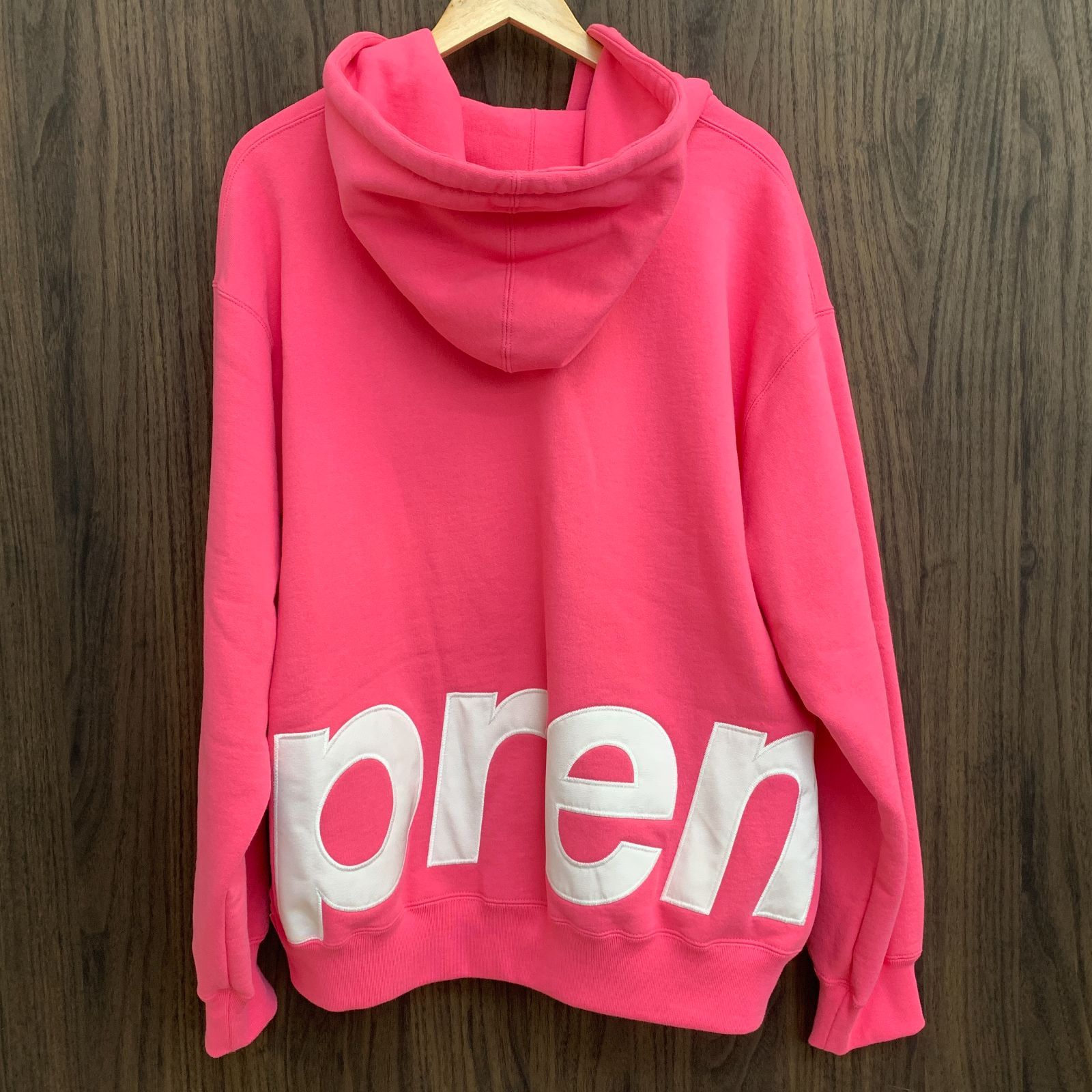 25SS・美品】Supreme Big Logo Zip Up Hooded L ピンク - メルカリ