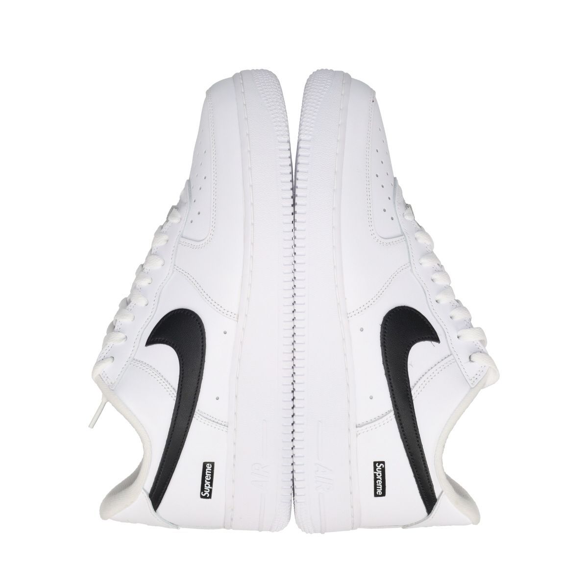 NIKE AIR FORCE 1 LOW × SUPREME -BOX LOGO- WHITE/BLACK/WHITE US10 
