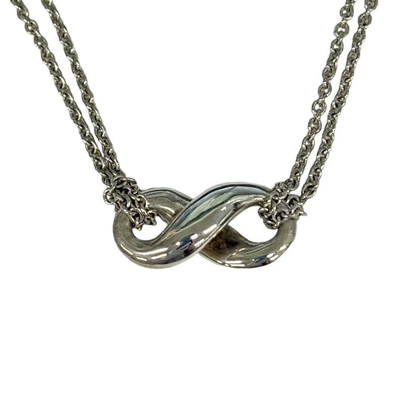 TIFFANY ティファニー ネックレス インフィニティ ダブルチェーン
