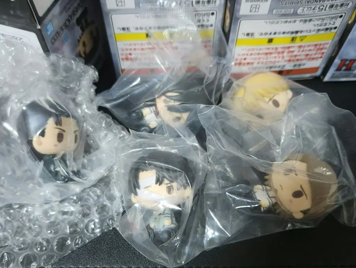 H賞 リヴァイ エレン ミカサ ジャン アルミン ちょこのっこ 5種セット 進撃の巨人 一番くじ