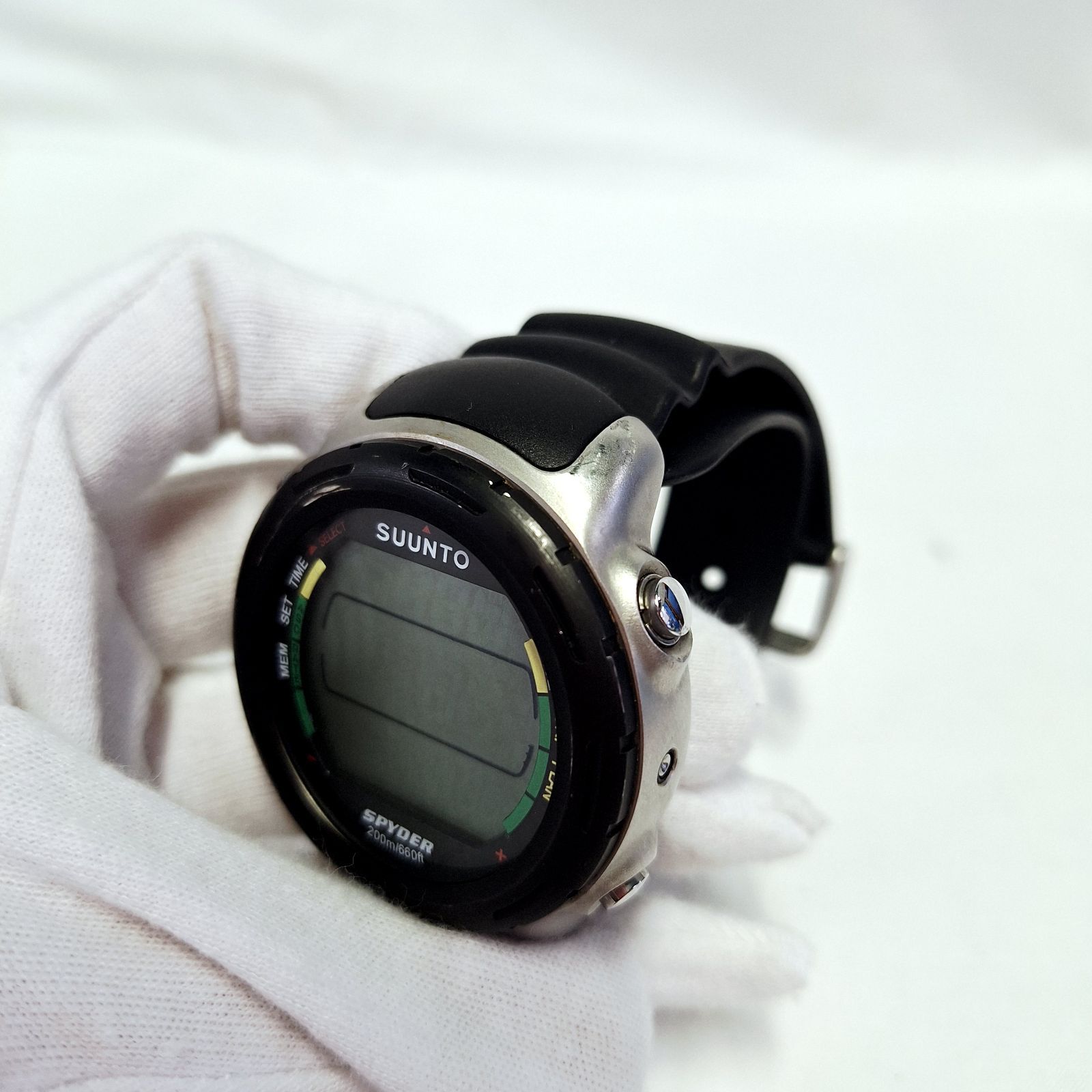 中古☆箱、説明書あり ジャンク SUUNTO SPYDER ダイブコンピュータ 