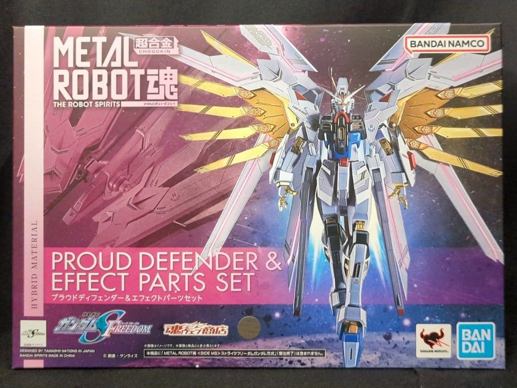 BANDAI SPIRITS METAL ROBOT魂 <SIDE MS> 機動戦士ガンダムSEED FREEDOM プラウドディフェンダー&エフェクトパーツセット