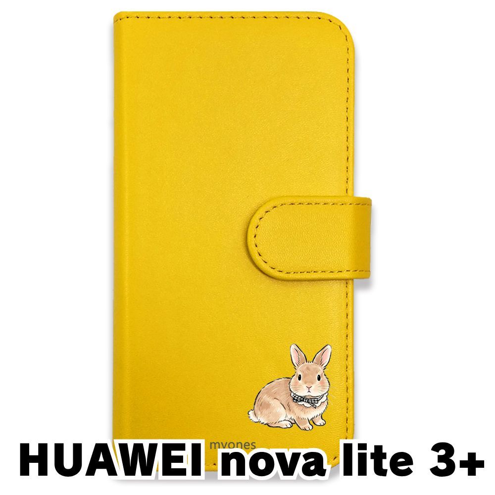 新品未使用】 HUAWEI nova lite 3+ 手帳型スマホ ケース カバー (色
