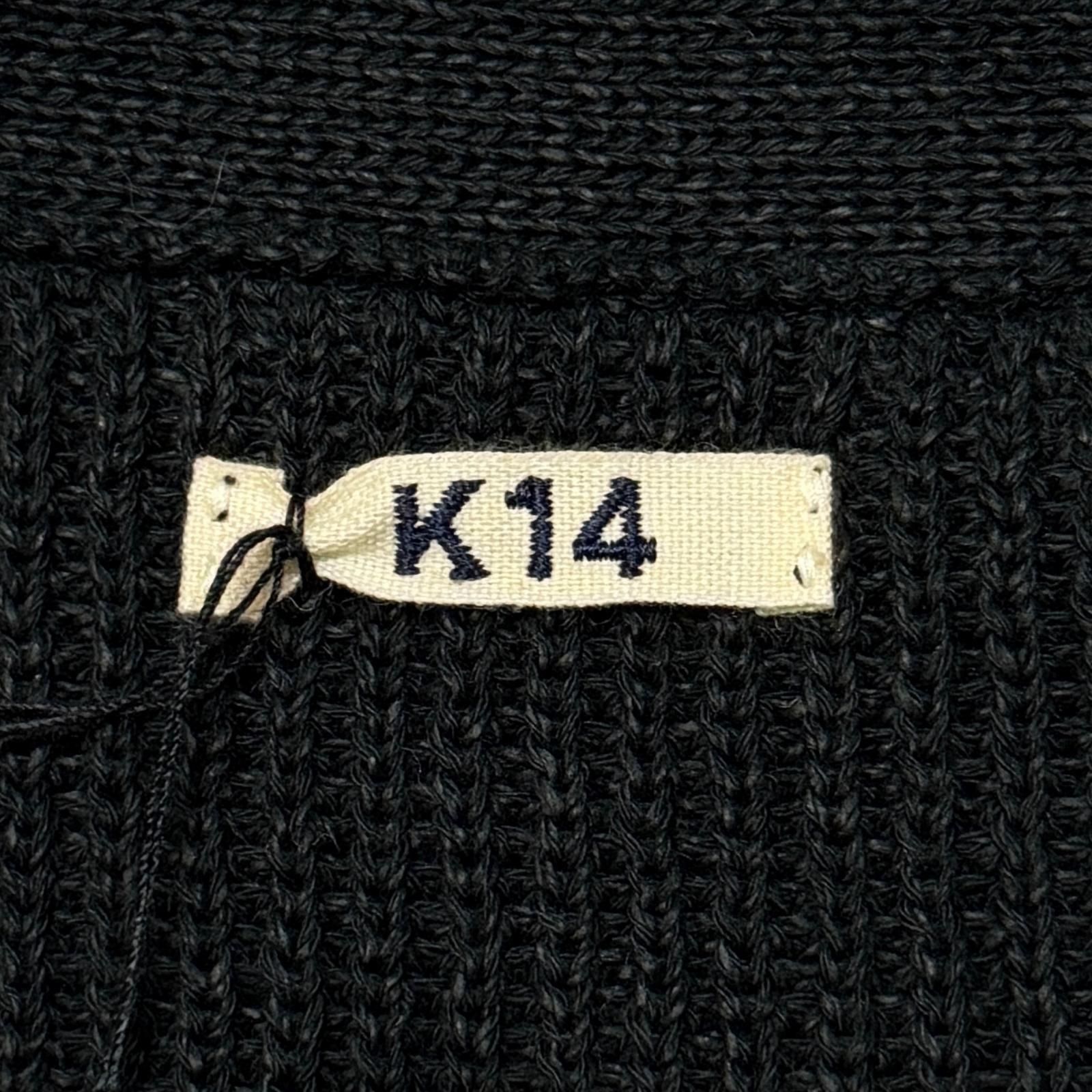 参考上代72600円 未使用 KHOKI 26SS Destroyed Knit Cardigan デストロイニットカーディガン セーター コッキ 26ss-k-02 ブラック 3 （15456M） 参考上代72600円 未使用 KHOKI 26SS Destroyed Knit Cardigan