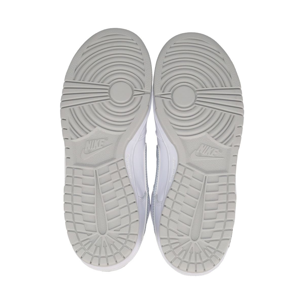 NIKE SB DUNK LOW × SUPREME WHITE/METALLIC SILVER/WHITE US8-26.0cm 