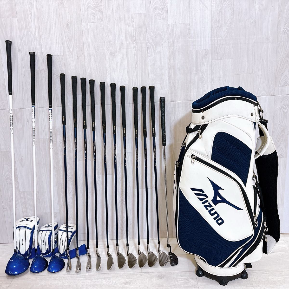レフティ　ミズノ　NOTUS　メンズゴルフ　ロングアイアン　3本セット　左　R レフティ MIZUNO JPX NOTUS ミズノ メンズゴルフセット 豪華14本 フル