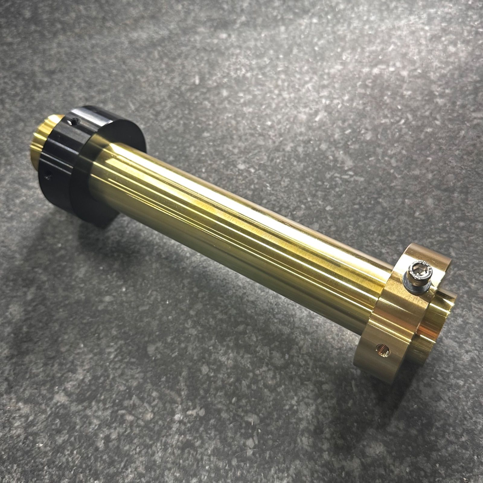 70 φ ショート管 インナーサイレンサー インナーバッフル 総真鍮 ダブルボス 外径66.5 内径36 激鳴き 鳴きバッフル