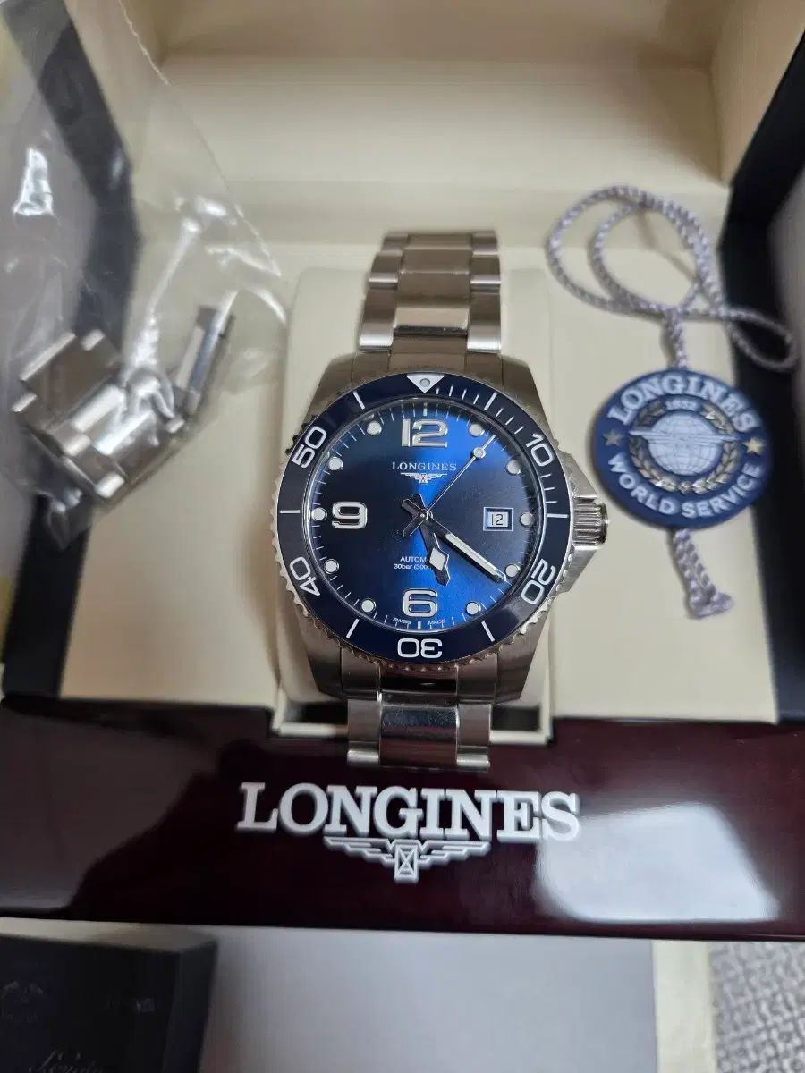 LONGINES ハイドロ コンクエスト 41mm デニム版 出品