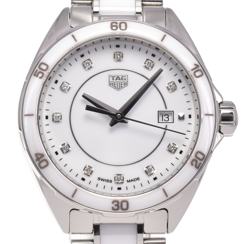 タグホイヤー TAG HEUER WBJ141AD.BA0974 フォーミュラ1 11Pダイヤモンド クォーツ レディース 美品 箱・保証書付き 腕時計 I#147423