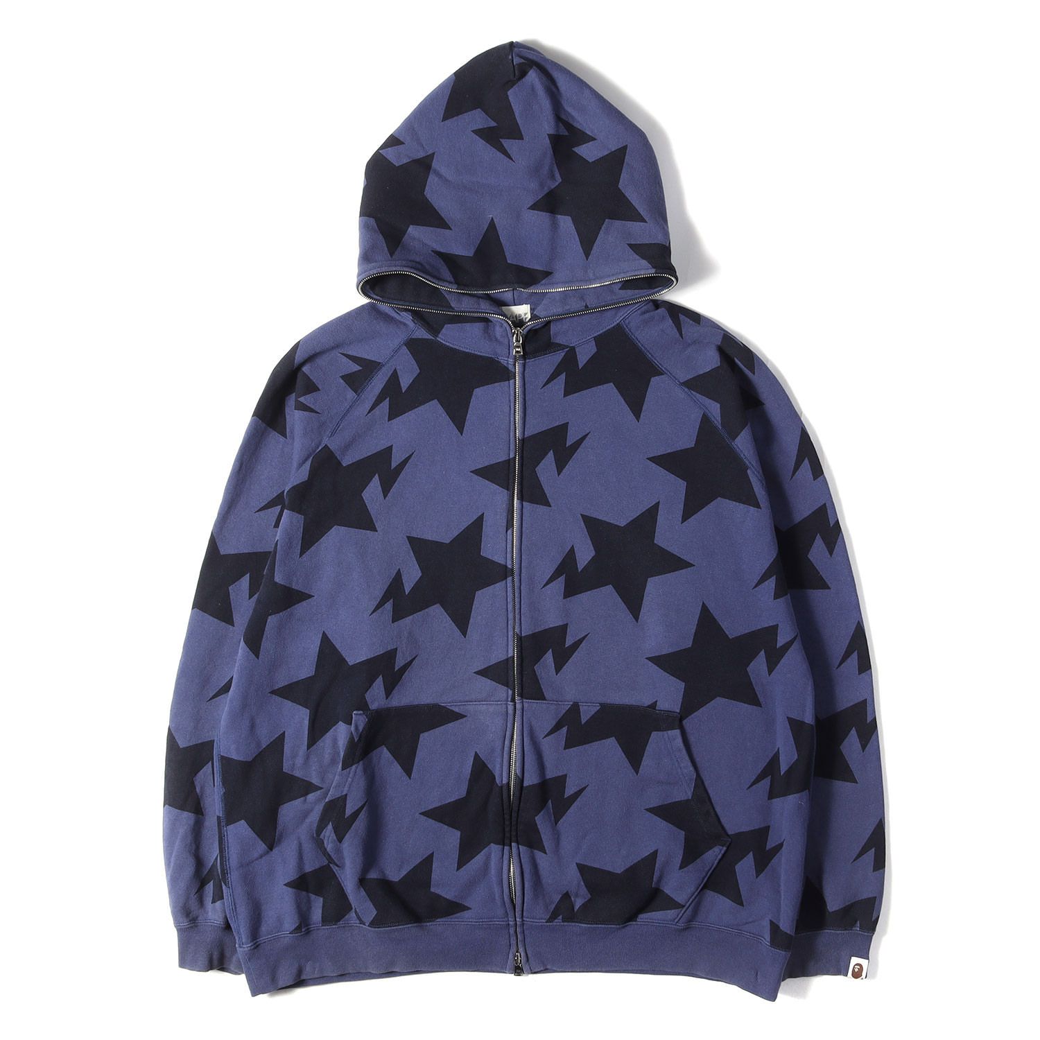 A BATHING APE ヴィンテージ スウェットパーカー Mサイズ ネイビー A BATHING APE ア ベイシング エイプ パーカー ネイビー 紺 サイズ:XL
