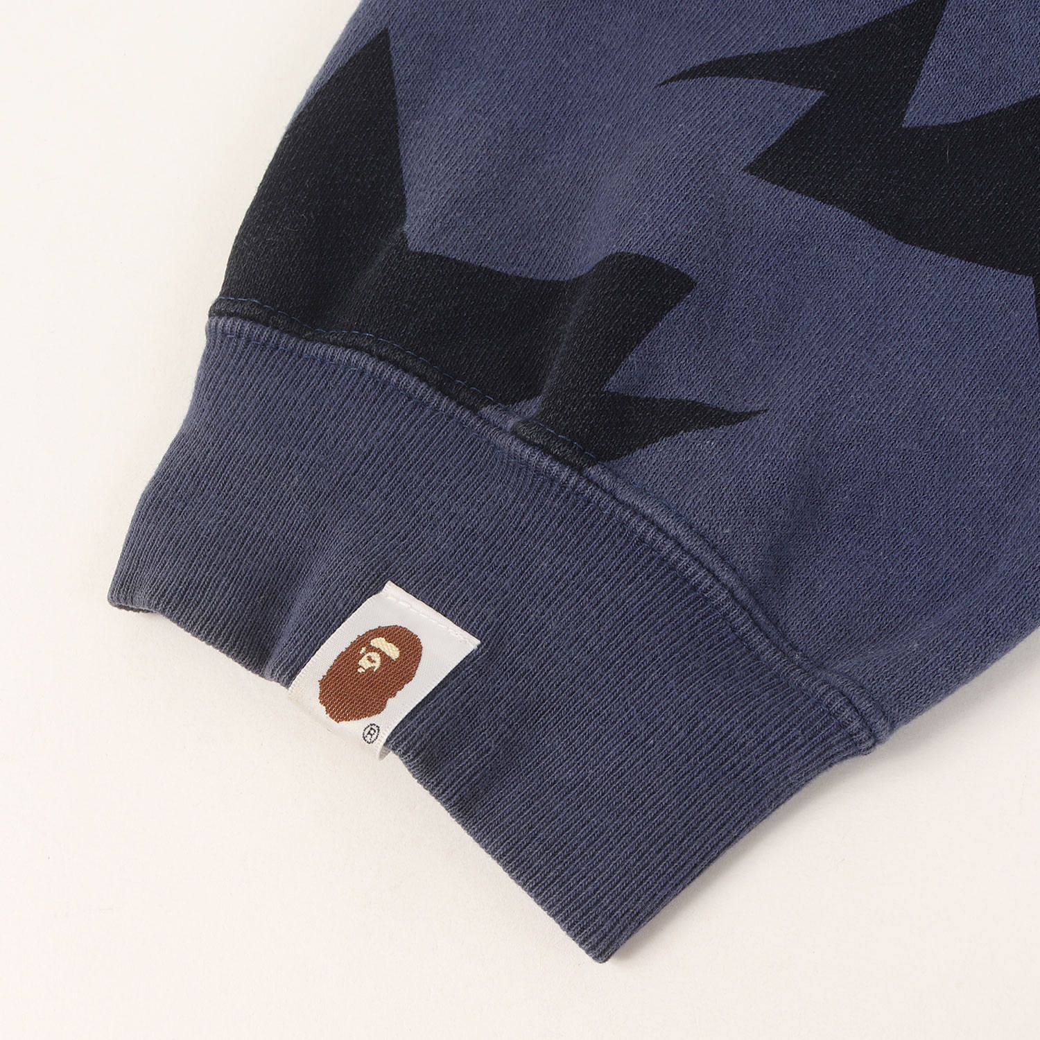 A BATHING APE ア ベイシング エイプ パーカー ネイビー 紺 サイズ:XL