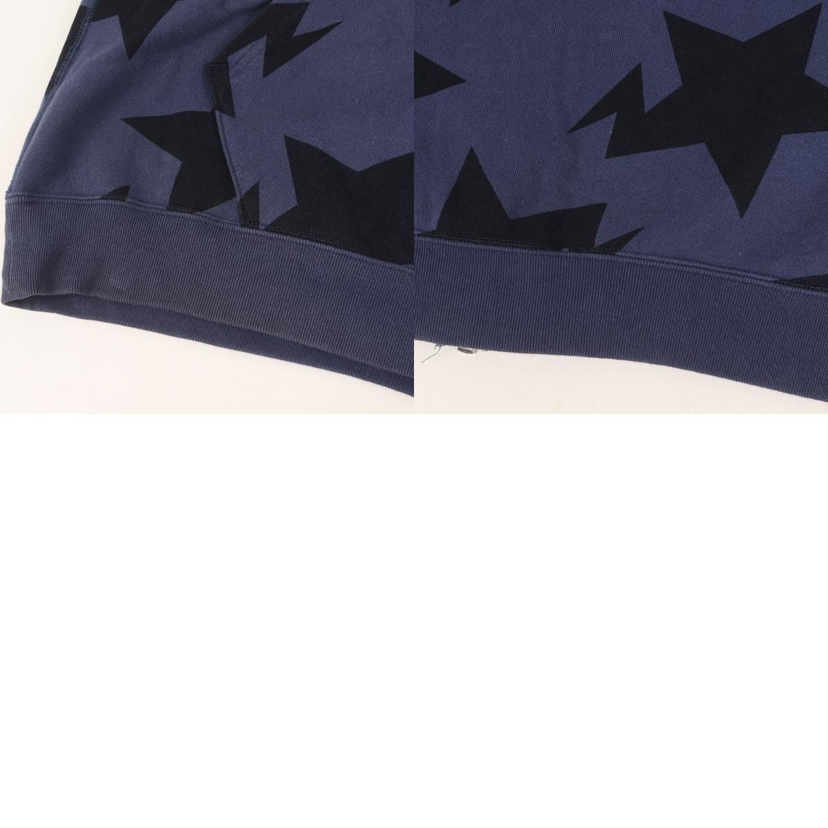 A BATHING APE ア ベイシング エイプ パーカー ネイビー 紺 サイズ:XL