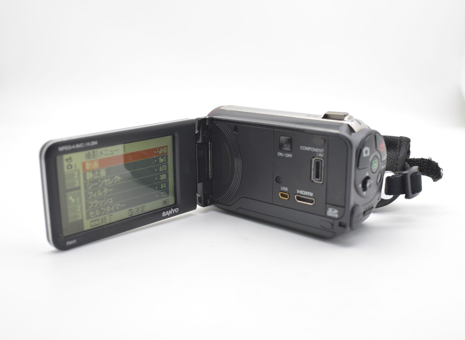 □完動品 SANYO Xacti DMX-FH11 ビデオカメラ - メルカリ