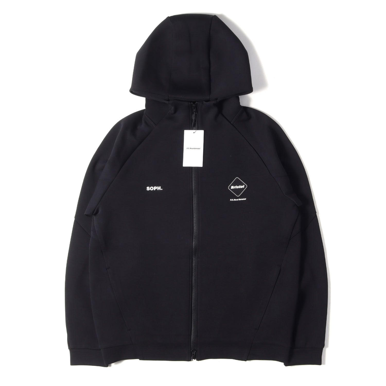 新品】F.C.Real Bristol エフシーレアルブリストル パーカー ブラック
