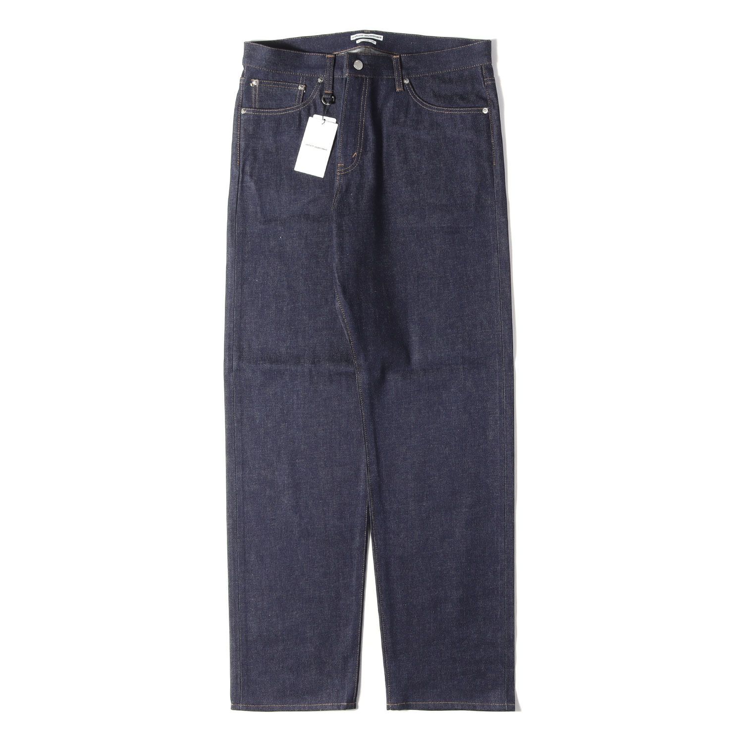【新品】UNIFORM EXPERIMENT ユニフォームエクスペリメント パンツ インディゴ サイズ:4 | 26SS リジッド レギュラーフィット デニムパンツ(RIGID REGULAR-FIT JEANS) | ボトムス ジーンズ ジーパン【メンズ】