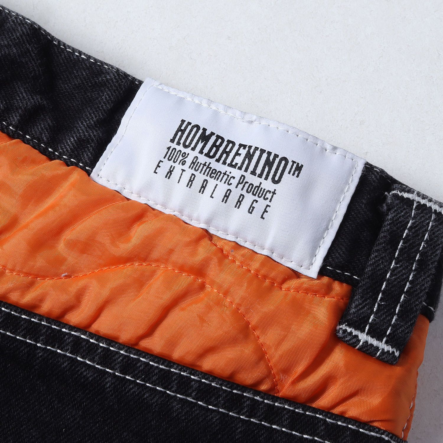 美品】Hombre Nino オンブレ・ニーニョ パンツ ブラック 黒 サイズ:XL
