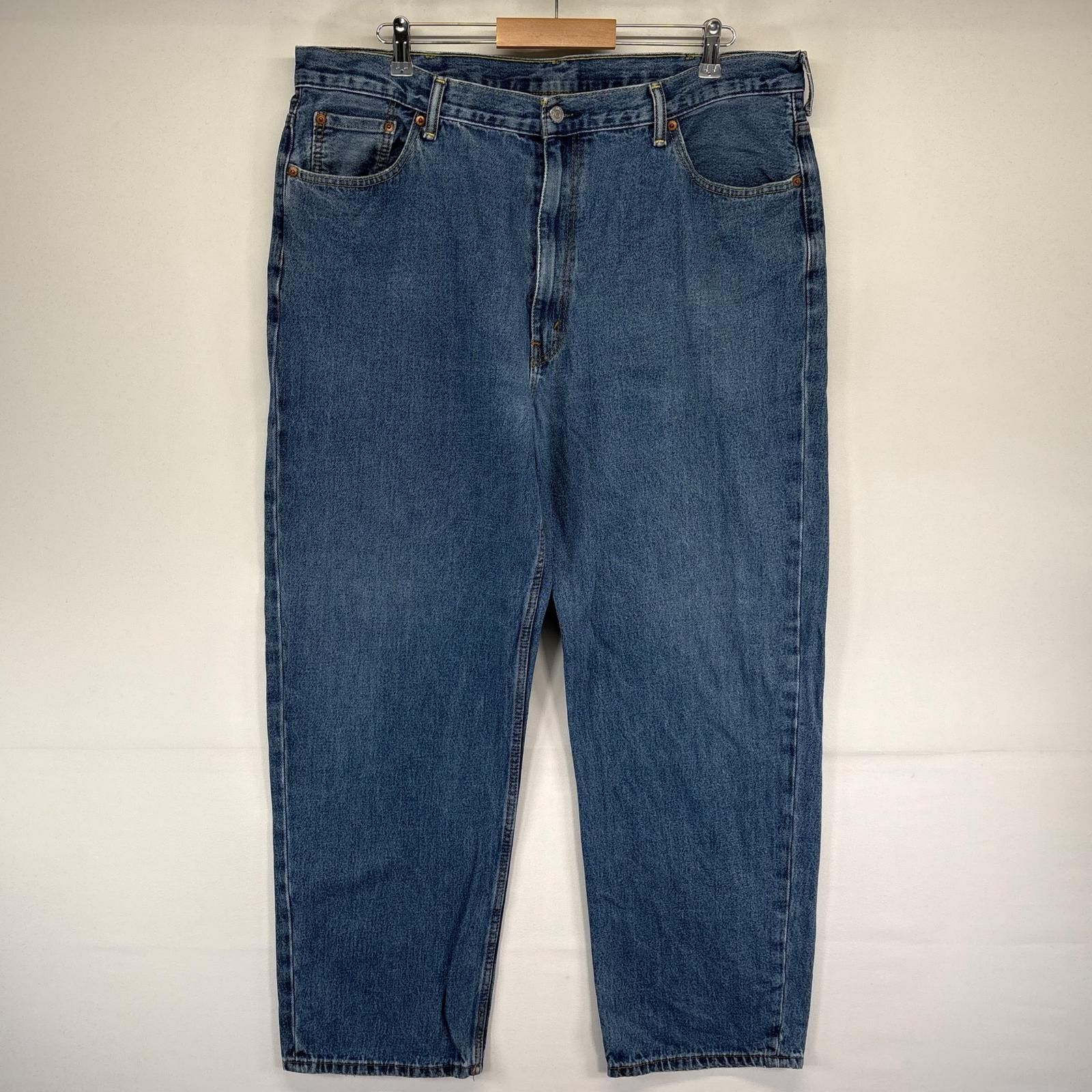 古着 リーバイス Levi's パンツ 550 テーパード 大きいサイズ ジーパン ジップフライ 5ポケ W44×L32 ブルー系 メンズ