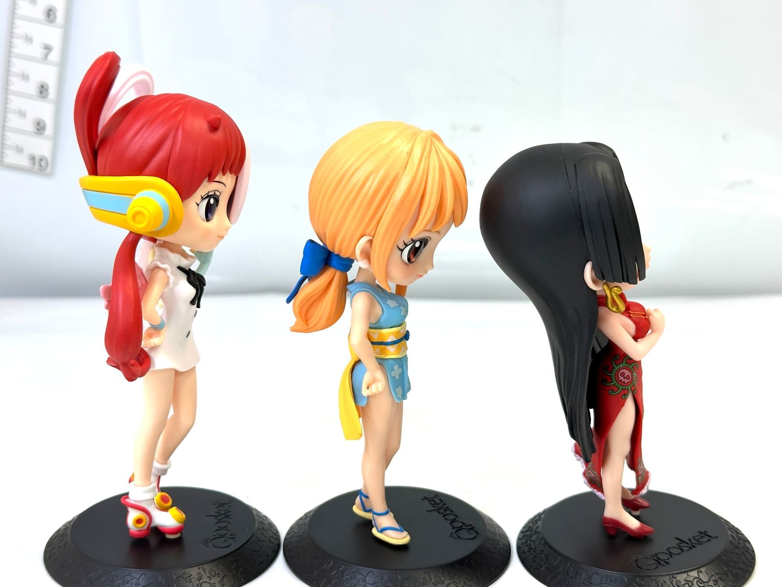 現状品 ONE PIECE ワンピース Q posket フィギュア 3点セット ウタ お