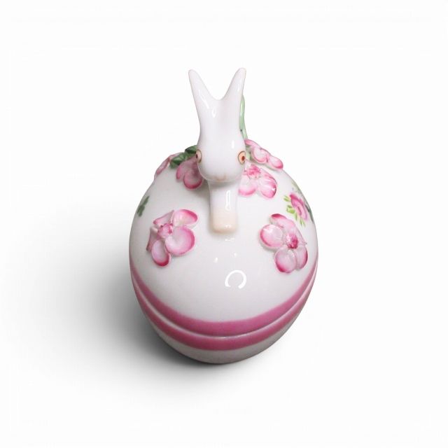 キッチン・食器 美品 ヘレンド Herend 卵形小物入れ ボンボン入れ
