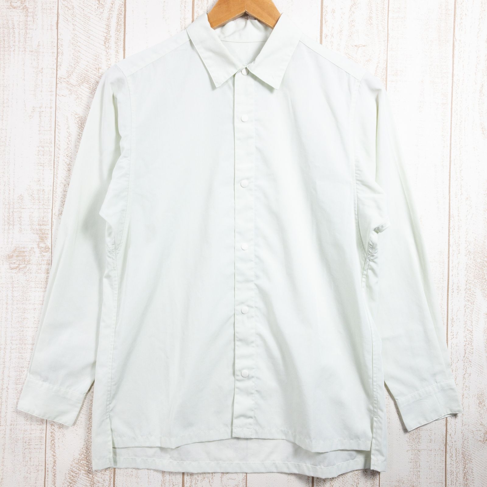 ✉️Unisex XS グリーン系 Yamatomichi ( 山と道 ) バンブー シャツ
